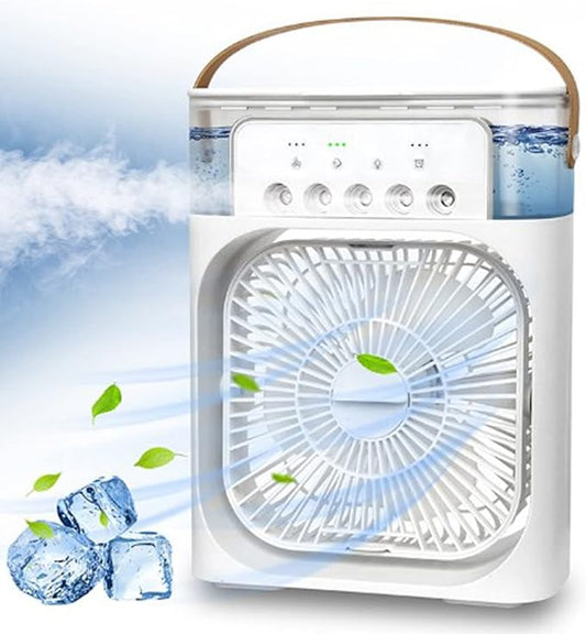 Portable Fan with Ice Cooling